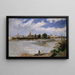 Vue de Séville à travers le Guadalquivir - Frank Buchser — inramlat konstverk på väggen