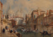 Vy över Venedig, kupolen av Santa Maria della Salute sedd bakifrån av palatset Da Mula med blick mot öster - Frank Dillon — vy av konstverket