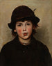 pojke som visslar - Frank Duveneck — vy av konstverket