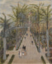 L'allée des palmiers - Frank E. Case — vy av konstverket