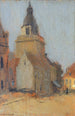 Ville kyrka - Frank Edwin Scott — vy av konstverket