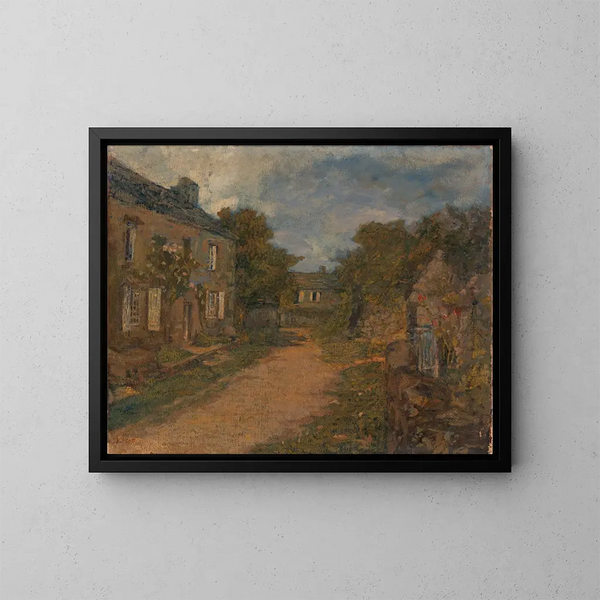 Maison de Millet - Frank Edwin Scott — inramlat konstverk på väggen