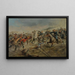 Charge de la septième cavalerie - Frank Feller — inramlat konstverk på väggen