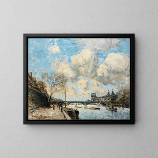 Frank Myers Boggs - Paris The Seine River And The Louvre.webp