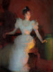 Lumière du feu - Frank Weston Benson — vy av konstverket