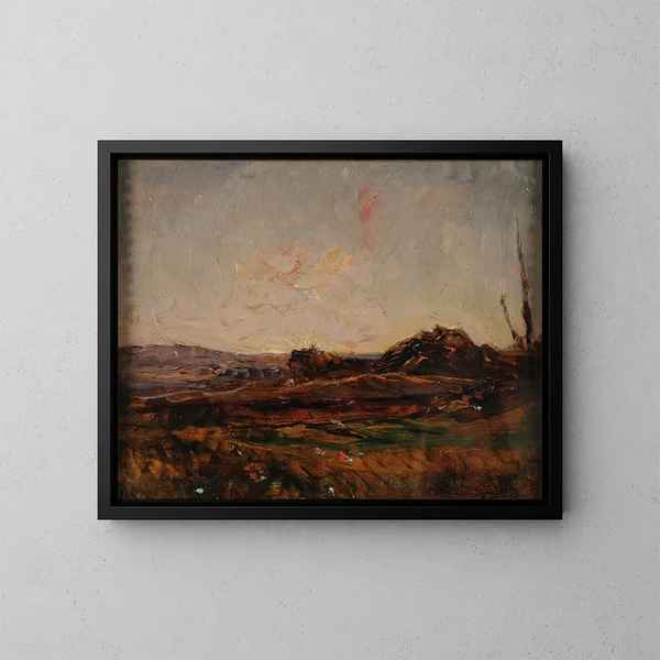 Landskap - François-Auguste Ravier — inramlat konstverk på väggen