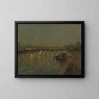 FranoisCharles Cachoud - Lights On The Saint Pres Bridge Paris.webp