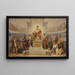 Le triomphe de la Ville de Paris - François-Édouard Picot — inramlat konstverk på väggen