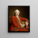 Monsieur Denis-Paul, le pot de la Fontaine - François-Hubert Drouais — inramlat konstverk på väggen