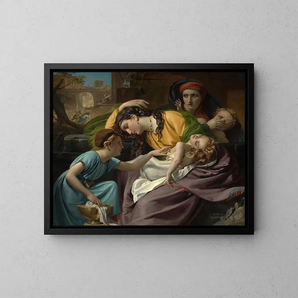 Le Massacre des Innocents - François-Joseph Navez — inramlat konstverk på väggen