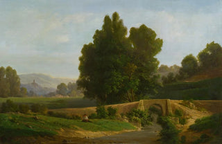 Franois Antoine Lon Fleury - Man Resting In A Landscape.webp