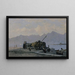 Vue du lac Léman - François Bocion — inramlat konstverk på väggen