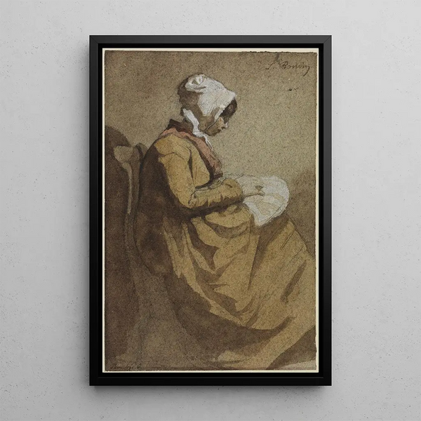 Franois Bonvin - La Brodeuse.webp