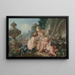 Cupidons en konspiration - François Boucher — inramlat konstverk på väggen