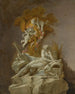Studie av fontän I - François Boucher — vy av konstverket