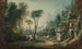 landskapslandskap med flod - François Boucher — vy av konstverket