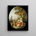 L'Heureuse Mère - François Boucher — inramlat konstverk på väggen