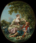 Les Sabots - François Boucher — vy av konstverket