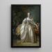 Madame Bergeret - François Boucher — inramlat konstverk på väggen