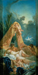 Mars och Venus överraskade av Vulcan - François Boucher — vy av konstverket