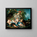 Mercure confiant l'enfant Bacchus aux nymphes de Nysa - François Boucher — inramlat konstverk på väggen