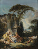 Scen pastoral (Konflikt de cas) - François Boucher — vy av konstverket