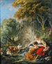 Lire la lettre - François Boucher — vy av konstverket