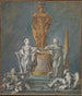 Studie för ett monument till en furstlig figur - François Boucher — vy av konstverket
