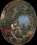 L:sändningen av budbäraren - François Boucher — vy av konstverket