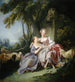 La lettre d'amour - François Boucher — vy av konstverket
