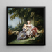 La lettre d'amour - François Boucher — inramlat konstverk på väggen