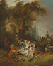Le repos à la chasse - François Boucher — vy av konstverket
