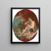 Le sommeil de Vénus - François Boucher — inramlat konstverk på väggen