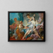 La Toilette de Vénus - François Boucher — inramlat konstverk på väggen