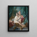 La Toilette de Vénus - François Boucher — inramlat konstverk på väggen