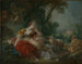 Två herdeskor - François Boucher — vy av konstverket