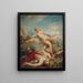 Venus som upptäcker att Adonis är död - François Boucher — inramlat konstverk på väggen