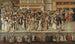 Procession de la Ligue sur l'île de la Cité au sortir de Notre-Dame - François Bunel — vy av konstverket