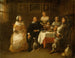 Familjesamling - François Duchatel — vy av konstverket