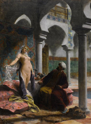 Franois Edouard Zier - The New Harem Girl.webp