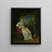 Caroline Ferdinand Louise de Sicile 1798-1870 Änka efter Charles Ferdinand hertig av Berry i Bagatelleparken vid Bois de Boulogne nära Paris - François Gérard — inramlat konstverk på väggen
