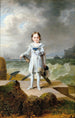 Porträtt av prins Napoléon Louis Bonaparte - François Joseph Kinson — vy av konstverket