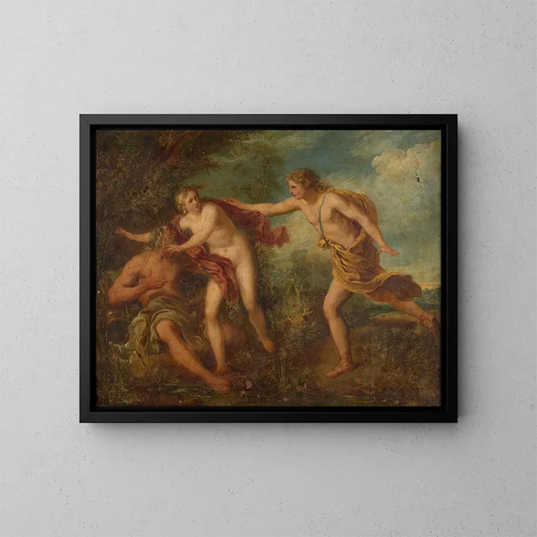 Apollon och Daphné - François Lemoyne — inramlat konstverk på väggen