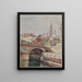 Le pont Saint-Michel - François Max Bugnicourt — inramlat konstverk på väggen