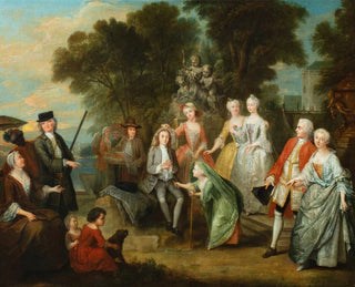 Franois Octavien - A game in the castle park.webp