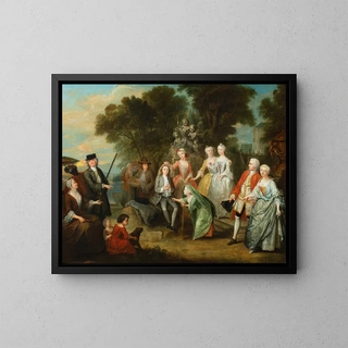 Franois Octavien - A game in the castle park.webp