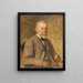 Portrait of the architect Charles Louis Girault 1851-1932 - François Schommer — inramlat konstverk på väggen