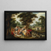 L'Âge d'or - Frans Francken le Jeune — inramlat konstverk på väggen