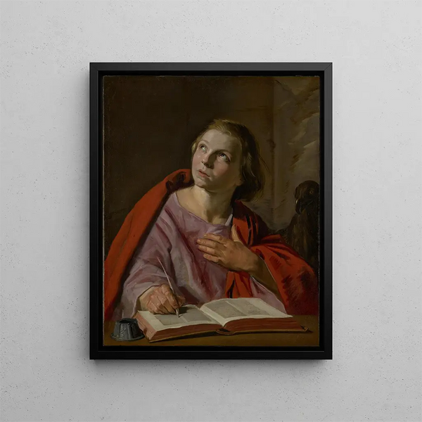 Saint Jean l'Évangéliste - Frans Hals — inramlat konstverk på väggen