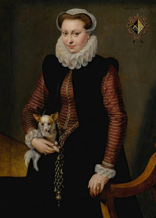 Frans Pourbus The Elder - Portrait of a young woman aged 17.webp